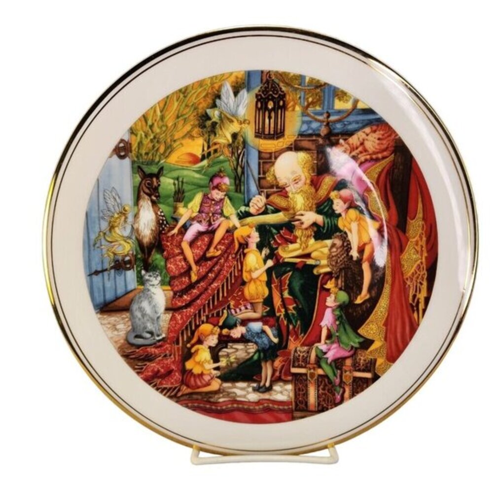 Royal Doulton Plate Spellbinder Book of Spells Wizards‎ Fairies Animals READ